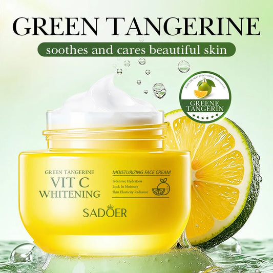Citrus VC whitening moisturizing face cream moisturizing wrinkle removing collagen hyaluronic acid face cream skin carecosmetics