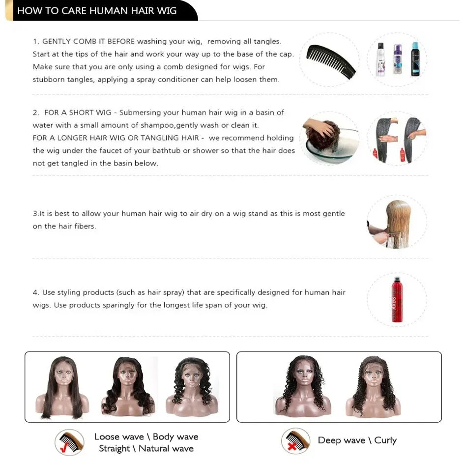 5x5 Glueless Bob Wigs Human Hair Pre Plucked Pre Cut Wear and Go 13x6 HD Lace Front Closure Wig Straight Short Wig 250 Density
