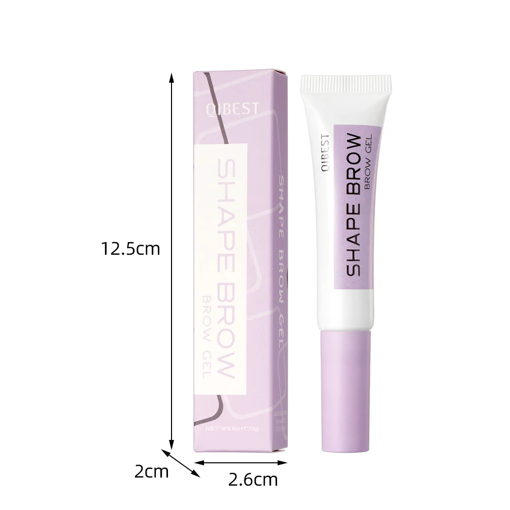 QIBEST Transparent Eyebrow Styling Soap Brows Gel Long Lasting Eyebrow Shaped Creamy Wax Colorless Pomade Lift Natural Wild Brow