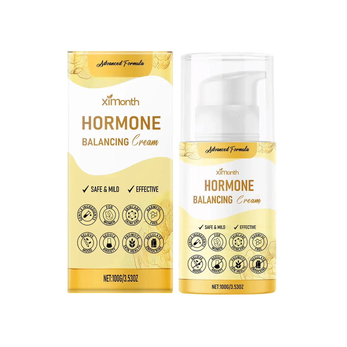 Hormone Balancing Cream Regulate Hormone Relieve Menopausal Symptoms Relaxing Body Mind Estrogen Relief Women Skin Health Care