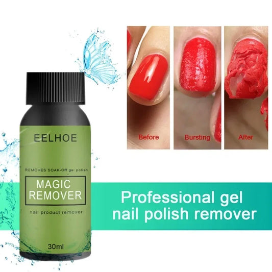 Fast Remover Magic Nail Gel 50ML Polish Remover UV Gel Polish Delete Magic Burst Nail Gel Cleaner Semi Permanent Varnish Polish
