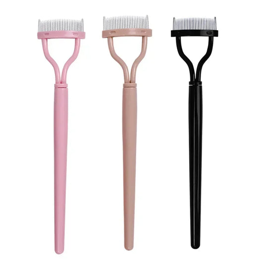 Lash Stainless Steel Eyelash Portable Eyelash Brush Comb Mascara Curl Eye Combing Tools Eyelash Curler Makeup Lash Separator