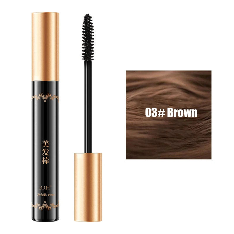 Disposable hair pen to cover gray hair, natural black hair temporary hair toner to replenish color and root without fading pure