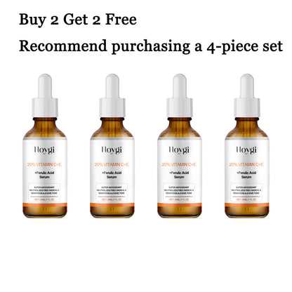 30ML Vitamin C+E Face Serum Deep Moisturizing Improve Skin Texture Enhance Smoothness Nourishing Pores Anti-oxidant Non-greasy Face Serum