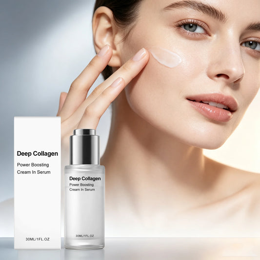30ML Collagen Face Serum Deep Hydrating Boosts Skin Elasticity Glowing Improve Skin Texture Smoothing Fine Lines Firming Maintain Facial Serum
