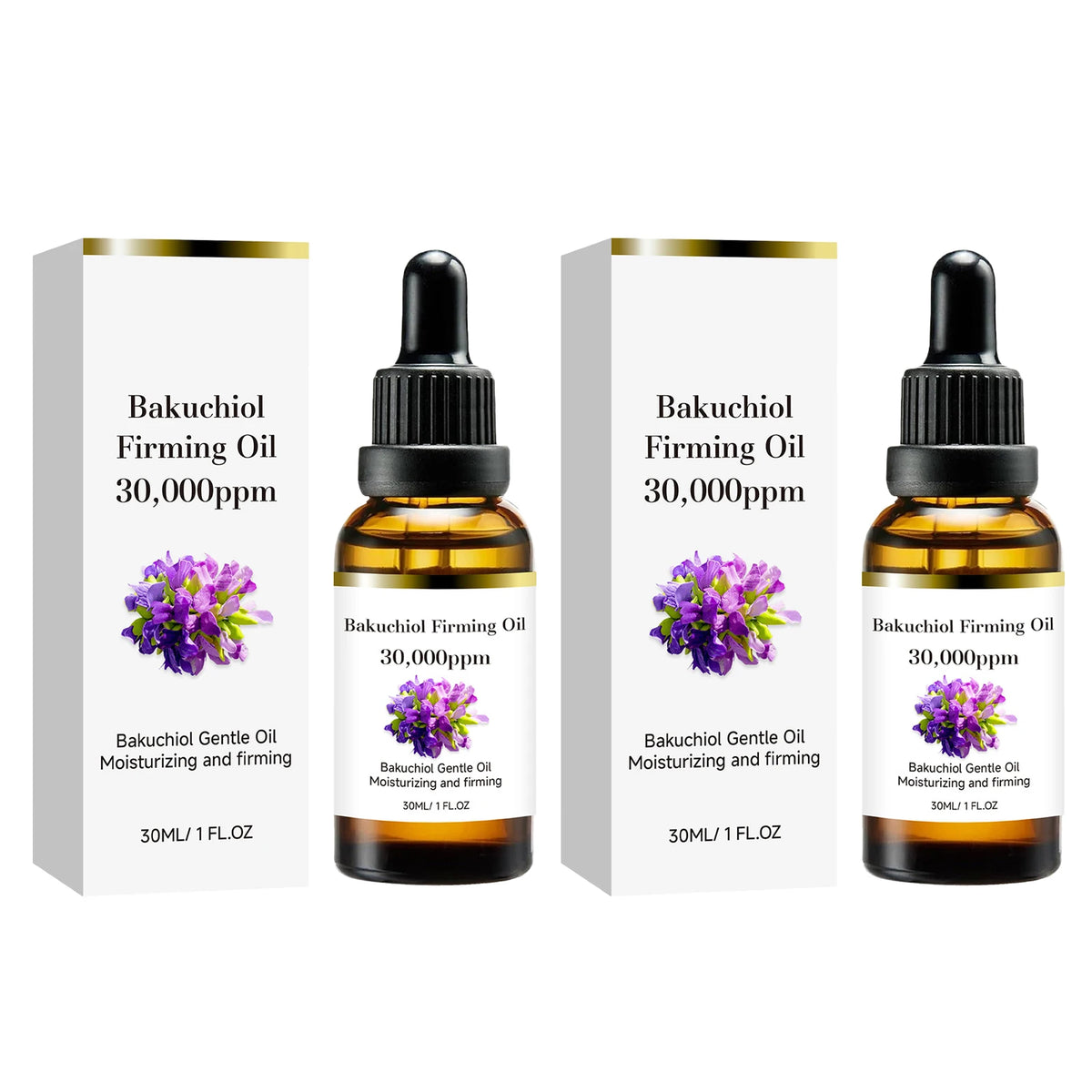 3% Bakuchiol Anti Aging Facial Oil Serum Hydrating Firming Lifting Moisturizing Smoothing Fade Fine Lines Reduce Wrinkles Skin Care