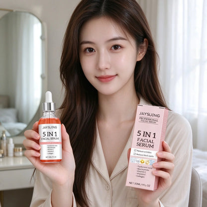 JAYSUING Facial Serum Deep Hydrating Skin Lifting Skin Improve Dullness Refining Pore Strengthen Barrier Anti Aging Face Serum