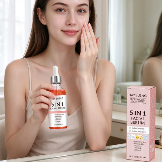 JAYSUING Facial Serum Deep Hydrating Skin Lifting Skin Improve Dullness Refining Pore Strengthen Barrier Anti Aging Face Serum