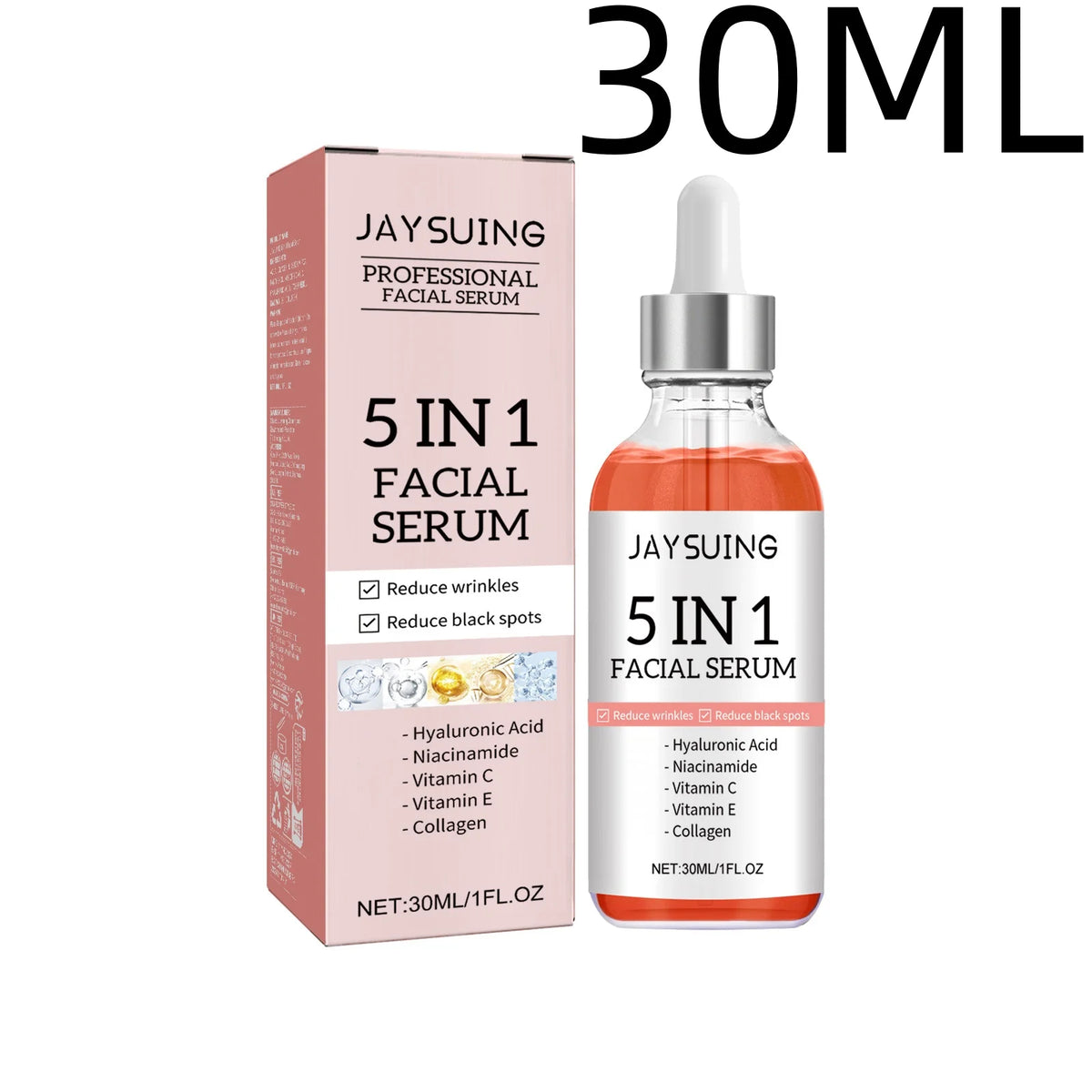 JAYSUING Facial Serum Deep Hydrating Skin Lifting Skin Improve Dullness Refining Pore Strengthen Barrier Anti Aging Face Serum