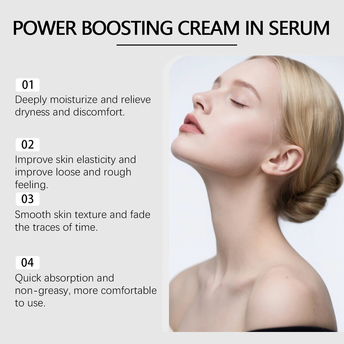 30ML Collagen Face Serum Deep Hydrating Boosts Skin Elasticity Glowing Improve Skin Texture Smoothing Fine Lines Firming Maintain Facial Serum