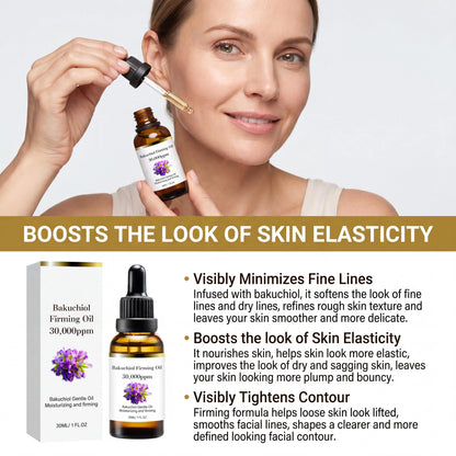 3% Bakuchiol Anti Aging Facial Oil Serum Hydrating Firming Lifting Moisturizing Smoothing Fade Fine Lines Reduce Wrinkles Skin Care