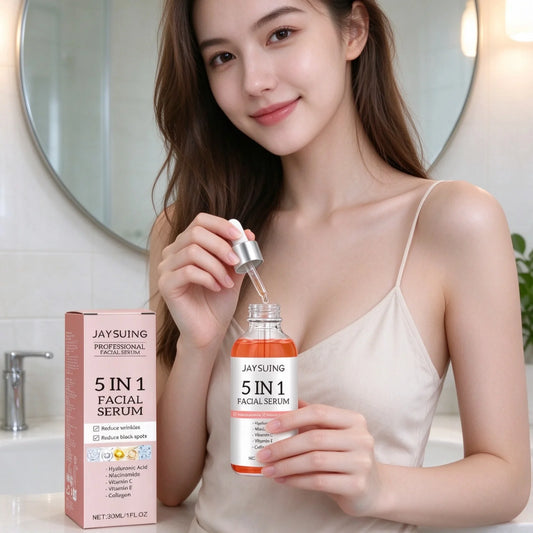 JAYSUING Facial Serum Deep Hydrating Skin Lifting Skin Improve Dullness Refining Pore Strengthen Barrier Anti Aging Face Serum