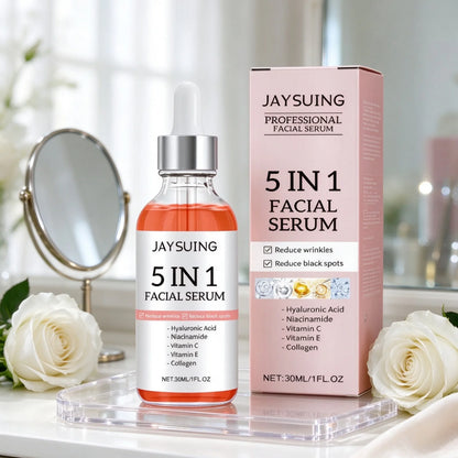 JAYSUING Facial Serum Deep Hydrating Skin Lifting Skin Improve Dullness Refining Pore Strengthen Barrier Anti Aging Face Serum