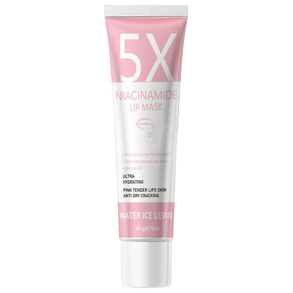 Ultra Lifting Lip Mask. Niacinamide Hydrating Formula. Ergonomic Massage Design. Transparent Gel Texture. Promotes Absorption.