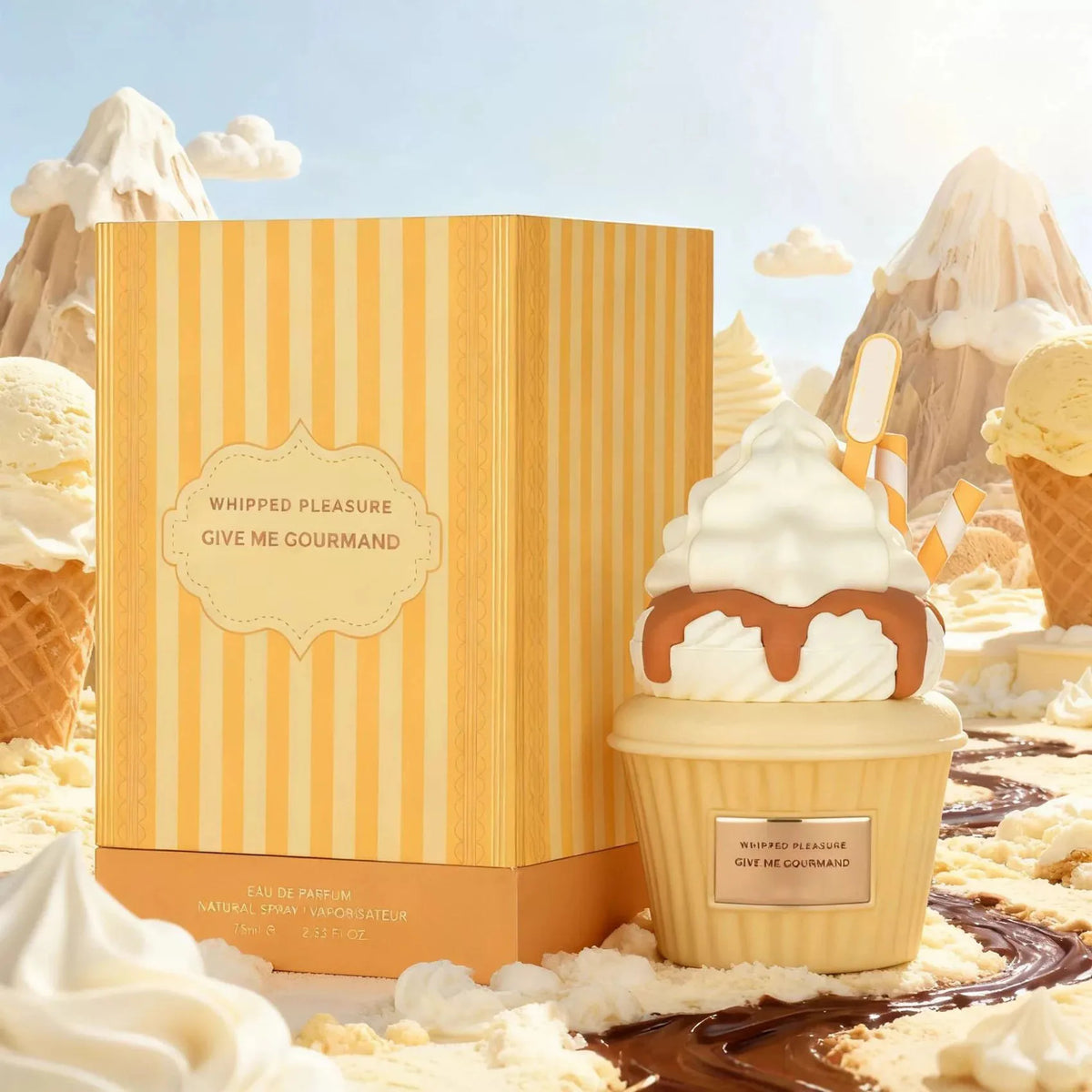 GIVE ME GOURMAND is a new product with six styles of delicacies, women's perfume and spray