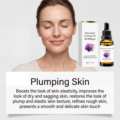 3% Bakuchiol Anti Aging Facial Oil Serum Hydrating Firming Lifting Moisturizing Smoothing Fade Fine Lines Reduce Wrinkles Skin Care