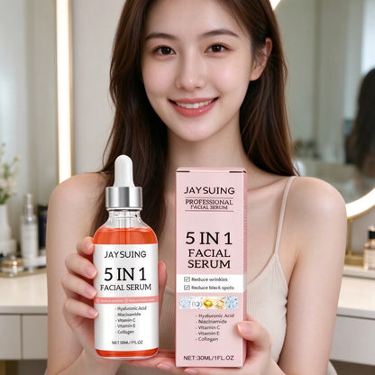 JAYSUING Facial Serum Deep Hydrating Skin Lifting Skin Improve Dullness Refining Pore Strengthen Barrier Anti Aging Face Serum