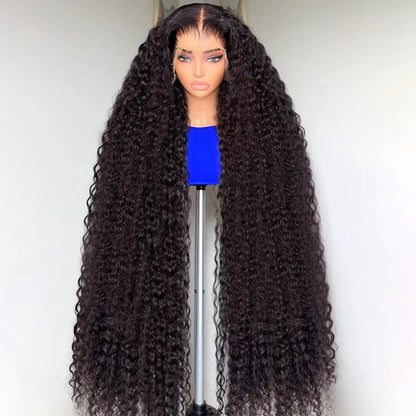 250% Loose Deep Wave 13x6 HD Lace Frontal Wig Brazilian 30 34 Inch Transparent 13x4 Curly Lace Frontal Human Hair Wigs For Women