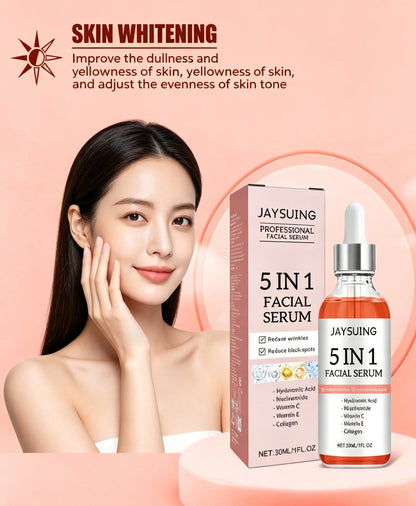 JAYSUING Facial Serum Deep Hydrating Skin Lifting Skin Improve Dullness Refining Pore Strengthen Barrier Anti Aging Face Serum