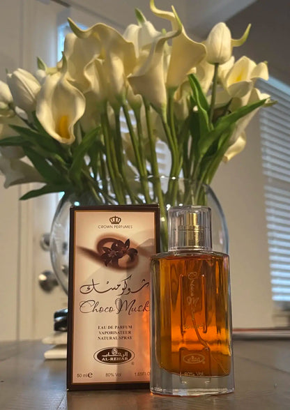 Al-Rehab Choco Musk Eau De Parfum Spray for Women, 1.65 Oz/50 ml