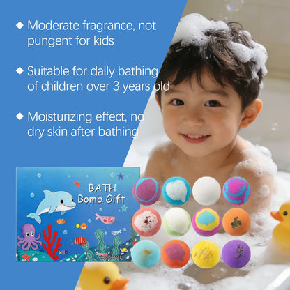 1 Set Cute Doll Bathing Salt Ball Set Moisturizing Improve Skin Texture Lasting Fresh Fragrance Relief Stress & Anxiety Colorful Bubble Bathing Ball Set