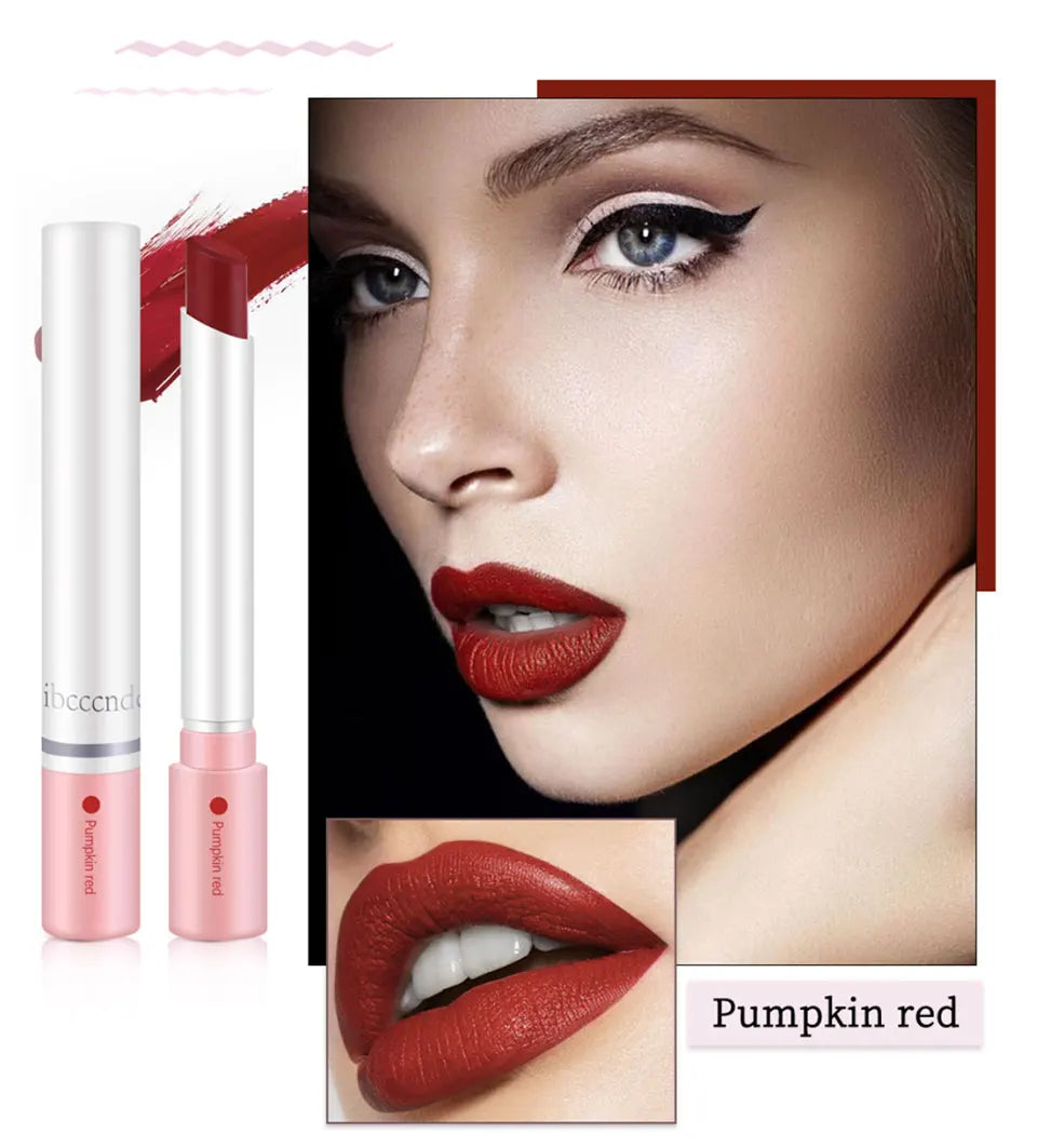 4 Pcs Cigarette Lipstick Set Matte Lip Gloss Long Lasting Waterproof Nude Lip Tint Lip Stick Tube Cosmetics Christmas Gift