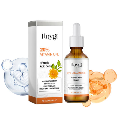 30ML Vitamin C+E Face Serum Deep Moisturizing Improve Skin Texture Enhance Smoothness Nourishing Pores Anti-oxidant Non-greasy Face Serum
