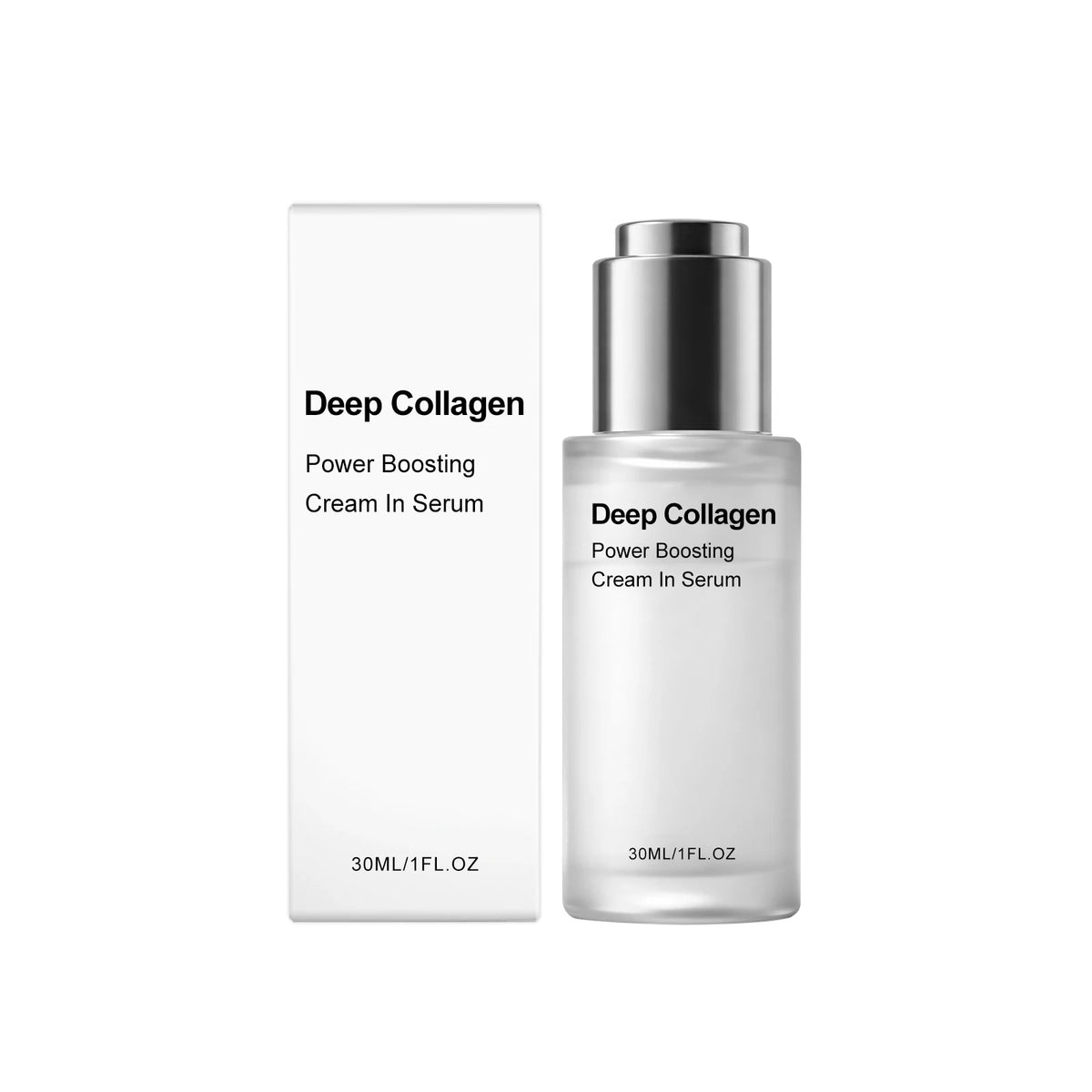 30ML Collagen Face Serum Deep Hydrating Boosts Skin Elasticity Glowing Improve Skin Texture Smoothing Fine Lines Firming Maintain Facial Serum
