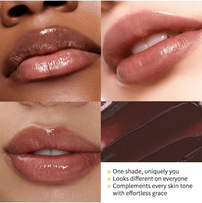 Christmas Gift Tinted Lip Lipstick Plumper Crystal Jelly Lip Oil 6ml Moisturizing Plumping Lip Glow Oil Sexy Plump Lip Gloss