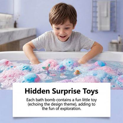 6pcs Bath Bubble Ball Kit Relaxing Spa Remove Dead Skin For Children Moisturizing Bath Bombs Accessories For Holiday Gift Set