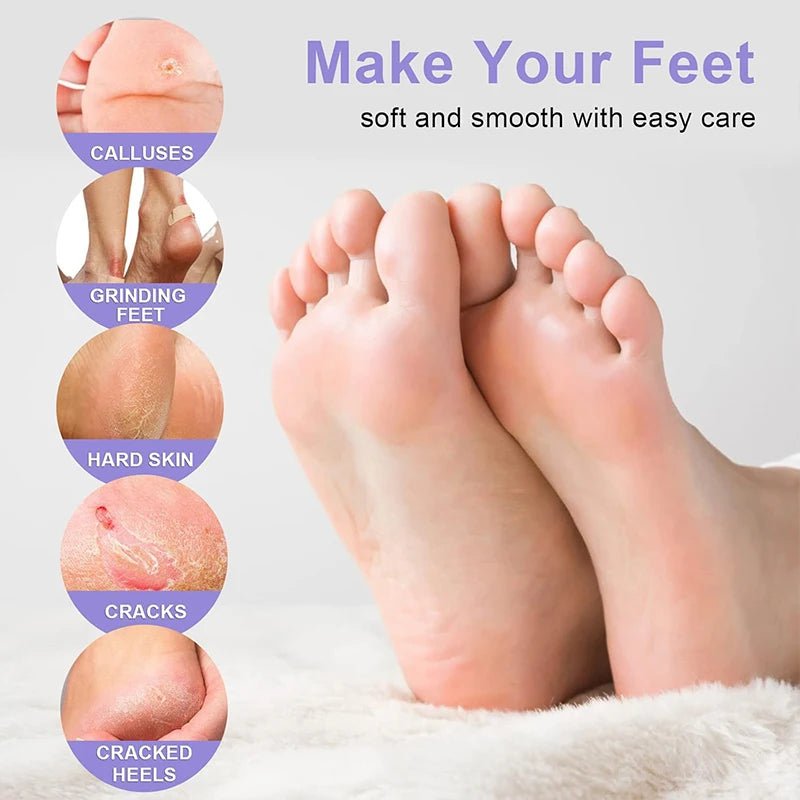 Foot Peel Mask 10 Pack Exfoliator Lavender Natural Peel Off Calluses Dead Skin Callus Remover Moisturizing Smooth For Men Women