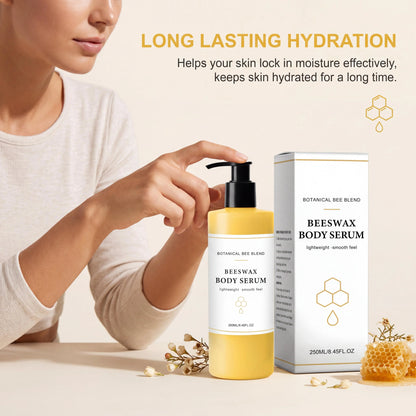Beeswax Body Serum Essence Deep Nourishing Moisturizing Dry Skin Relief Brighten Dullness Soft Smooth Refreshing Texture Daily Skincare