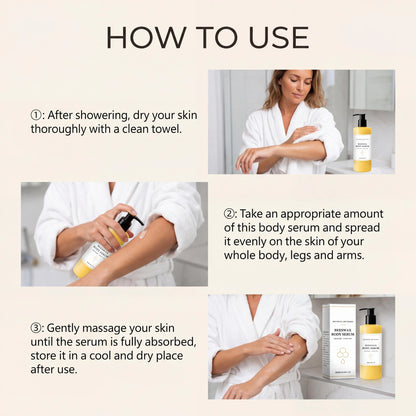Beeswax Body Serum Essence Deep Nourishing Moisturizing Dry Skin Relief Brighten Dullness Soft Smooth Refreshing Texture Daily Skincare