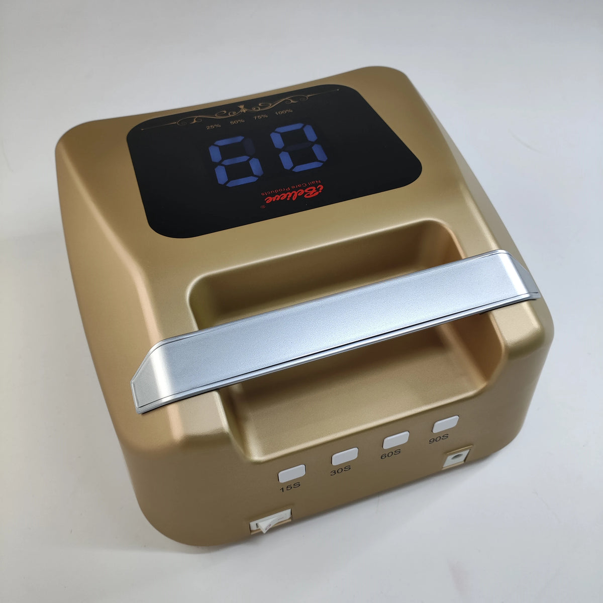 Professional 72W Rechargeable UV LED Nail Lamp with 36pcs LED Bulbs Multi-Timer Cordless Nail Dryer for Salon Manicure