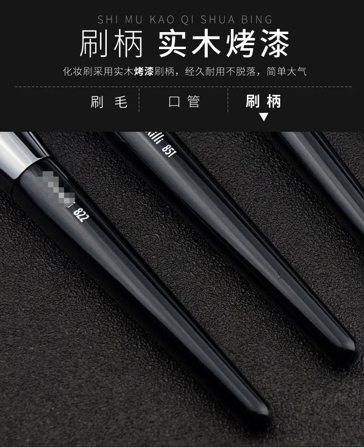 1pc Fan Powder Makeup Brushes Powder Contour Make up Brush Setting Finish Bronzer Practical Beauty tools Professional Blusher