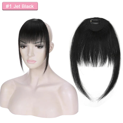 Sego 9g Comics Bangs With Temples 100% Real Human Hair Small Fringe Bangs Swept Natural Look Hair Piece