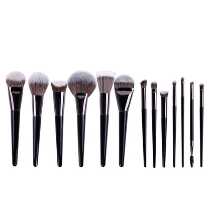 1pc Fan Powder Makeup Brushes Powder Contour Make up Brush Setting Finish Bronzer Practical Beauty tools Professional Blusher