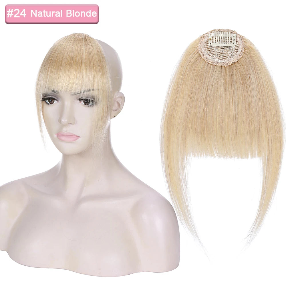 Sego 9g Comics Bangs With Temples 100% Real Human Hair Small Fringe Bangs Swept Natural Look Hair Piece