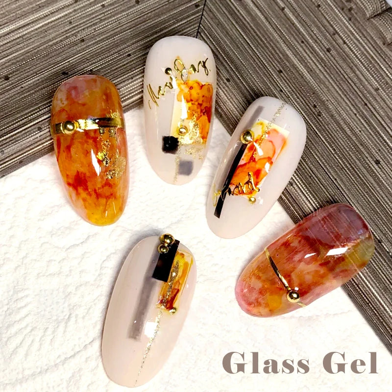 CHUNSHU 7.3ml Glass Gel Nail Polish Crystal Glaze Enamel Lacquer Varnish Soak Off Nails Art Manicure Design Translucent 18Colors