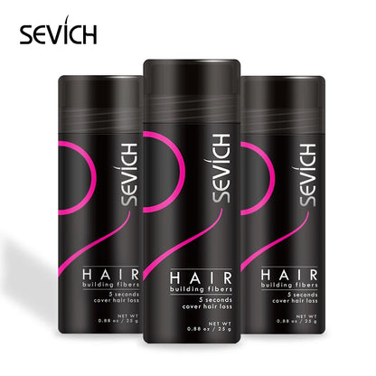 Sevich Hair Building Fiber Applicator Spray Instant Salon Hair Treatment Keratin Powders Hair Regrowth Fiber Thickening 10 Color