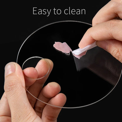 Transparent Acrylic Palette Mixing Rod Makeup Painting Nail Polish Mixed Tools Set