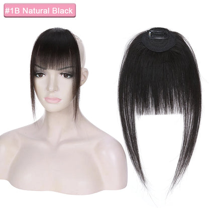 Sego 9g Comics Bangs With Temples 100% Real Human Hair Small Fringe Bangs Swept Natural Look Hair Piece