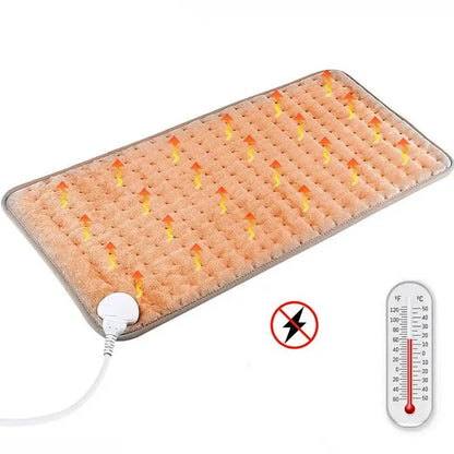 76x40cm/30X60 110V/220V  Extra Large Electric Heating Pad for Period Cramps Lower Back Pain Relief Heat Therapy Winter Warmer