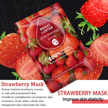 AILKE Whitening Moisturizing Hydration Facial Mask With Vitamin C, Hyaluronic Acid, Anti-wrinkle Face Skin Care Korean Cosmetics