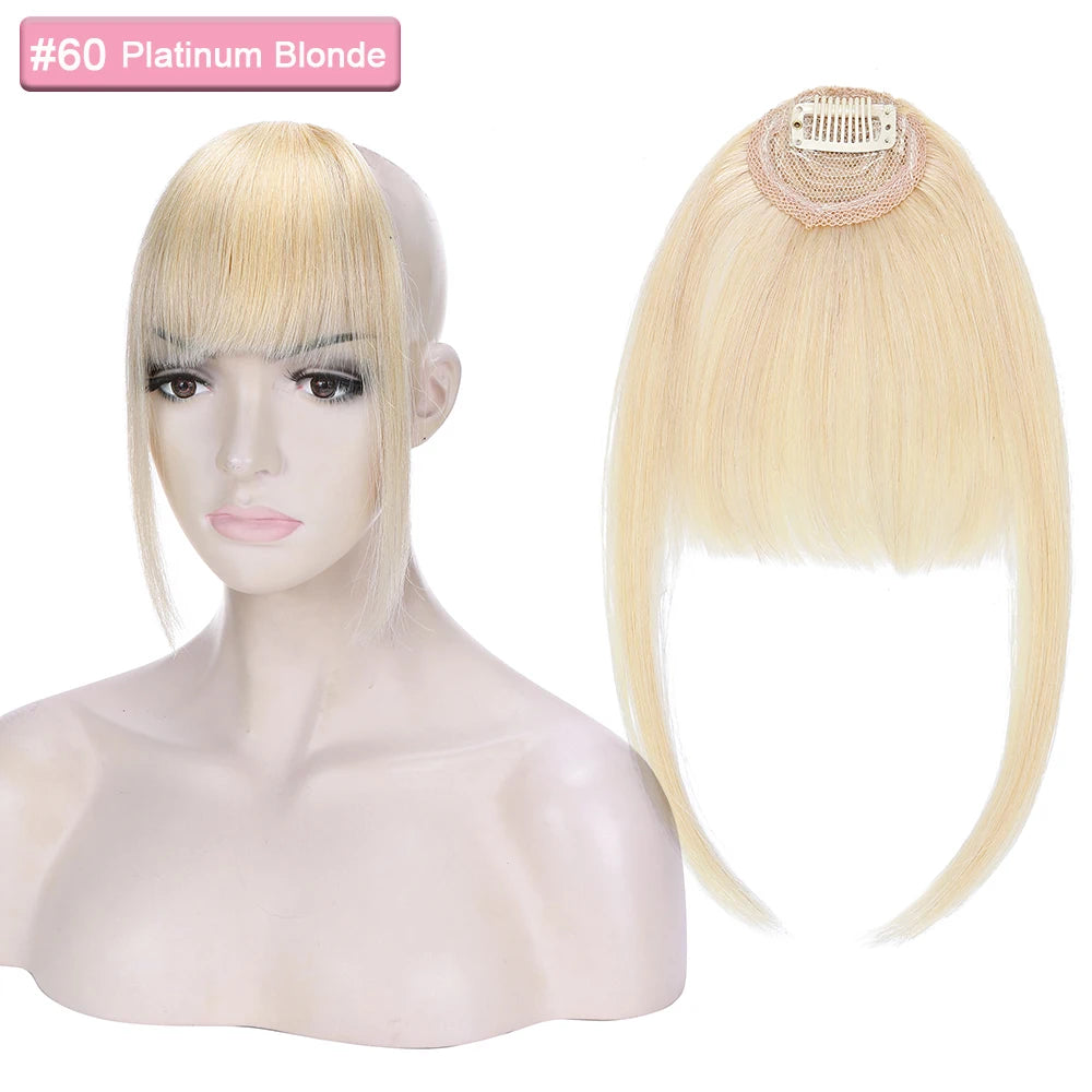 Sego 9g Comics Bangs With Temples 100% Real Human Hair Small Fringe Bangs Swept Natural Look Hair Piece