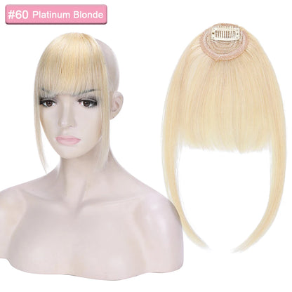 Sego 9g Comics Bangs With Temples 100% Real Human Hair Small Fringe Bangs Swept Natural Look Hair Piece