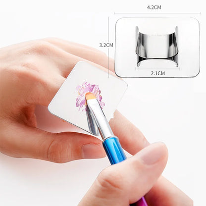 Transparent Acrylic Palette Mixing Rod Makeup Painting Nail Polish Mixed Tools Set