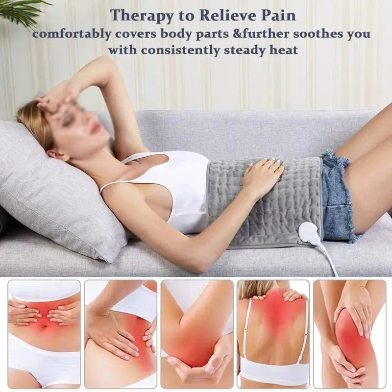 76x40cm/30X60 110V/220V  Extra Large Electric Heating Pad for Period Cramps Lower Back Pain Relief Heat Therapy Winter Warmer