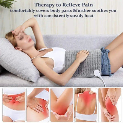 76x40cm/30X60 110V/220V  Extra Large Electric Heating Pad for Period Cramps Lower Back Pain Relief Heat Therapy Winter Warmer