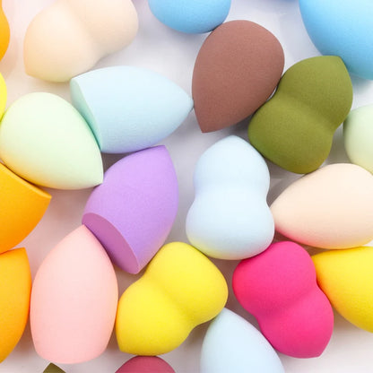 Makeup Foundation Non-latex Sponge Sponge Beauty Egg Dry Water Becomes Bigger Oblique Does Not Eat Powder Puff Make-up Tools